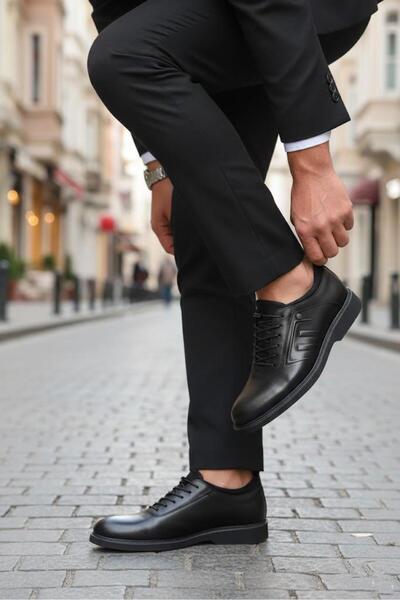 Mehmet Mete 01171 Classic Casual Shoes Dress Shoes Genuine Leather Men's Shoes