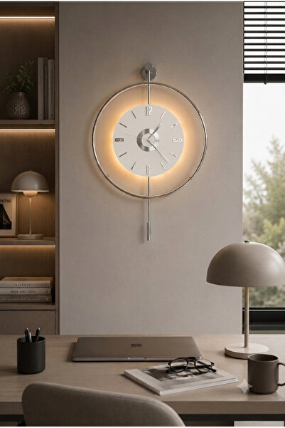 SEVİNÇ KONSEPT Ledli GÜMÜŞ Orjin 24 (Büyük Boy 45 x 65 Cm), Modern Dekoratif ...
