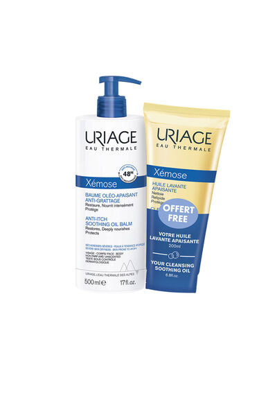 Uriage Xemose C8+ Bálsamo + Aceite Limpiador Estuche 2 pz