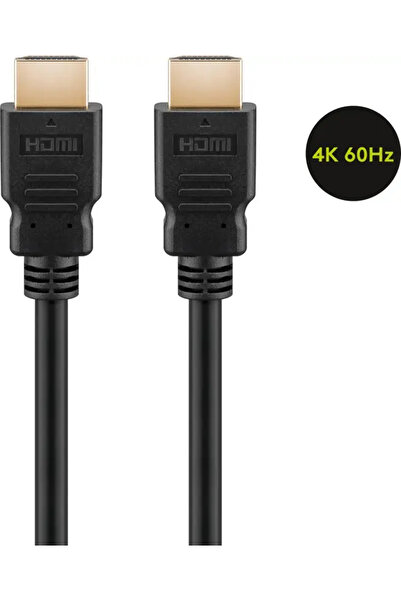 OEM Cablu 0.5m HDMI v2.0 cu Ethernet ARC 4K/60Hz UHD 18Gbit/s Goobay 61149