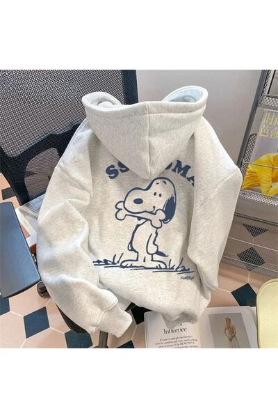 classy moda Unisex Front Graphic Printed Hooded 3-Thread Combed Cotton Sweats...