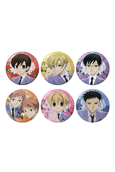 Choice4 set O-Ouran H-High School Hosts Club Badges Tinplate Soft Button Pin ...