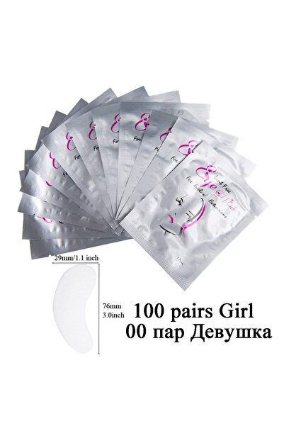 Choice3 100pairs Girl 100pairs eye patches eyelash extension under eyelashes ...
