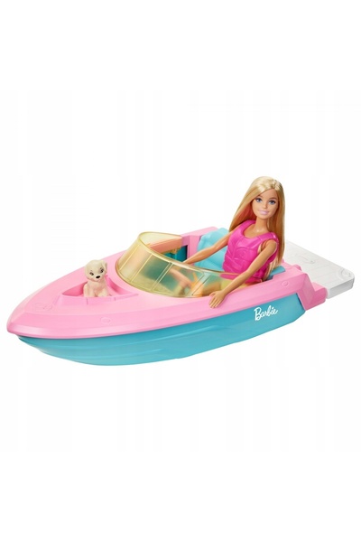 Barbie LALKA CU MOTOCICLETĂ CĂȚĂȚUȘĂ, accesorii