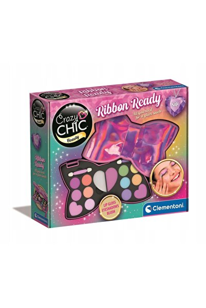 Baby Clementoni Trusă de cosmetice Crazy Chic cu fundiță pentru copii, cu pro...