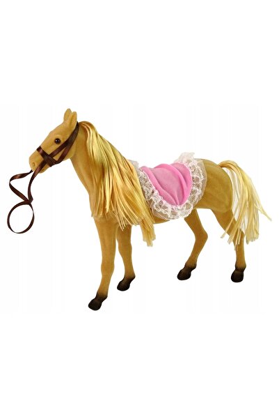 LeanToys Păpușă călăreț cu căluț de bronz - Figurine