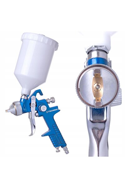 TC Technic Pistol de vopsit HVLP, duză de 1,4 mm, rezervor de 600 ml