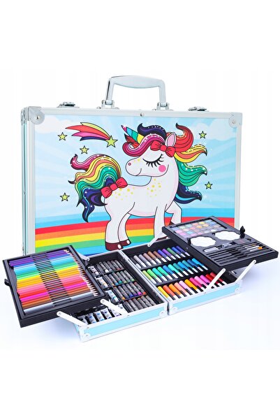 Vigolo Set de Artă pentru Pictură, Creioane, Pasteluri, Vopsele, Pensule, Val...