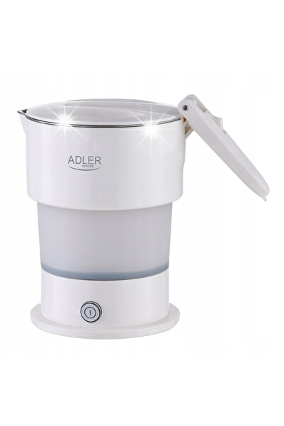 adler Fierbător electric de călătorie pliabil, mic, 600ml 0,6L, 750W, din sil...