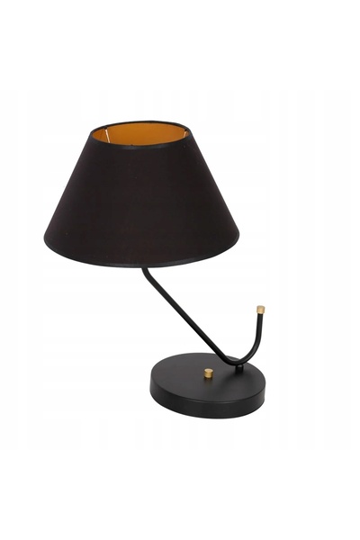 Milagros jewelry Lampa de masă VICTORIA BLACK 1xE27