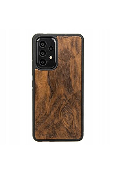 BewooDesign Husă din lemn pentru Samsung Galaxy A73 5G IMBUIA