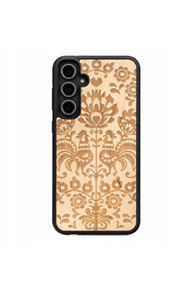 BewooDesign Husă din lemn Bewood pentru Samsung Galaxy S23 FE, cu design Folk...