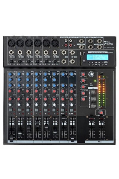 OEM Mixer audio t.mix xmix 1202 FXMP USB, 12 canale, Bluetooth, procesor FX î...
