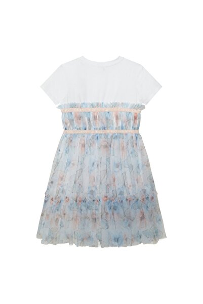 Guess Rochie elegantă de fată J6RK17K6YW0 Albă
