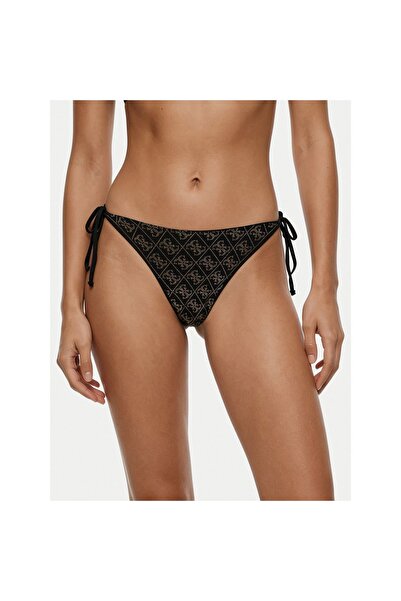 Guess Slip de bikini pentru femei E6GO15KCUO2 Negru