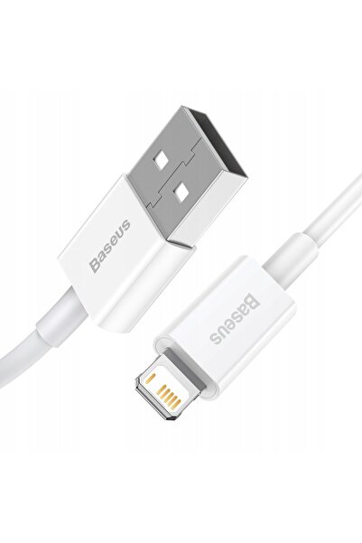 NO BRAND Cablu USB - Lightning BASEUS Seria Superior CALYS-C02 2 m Alb
