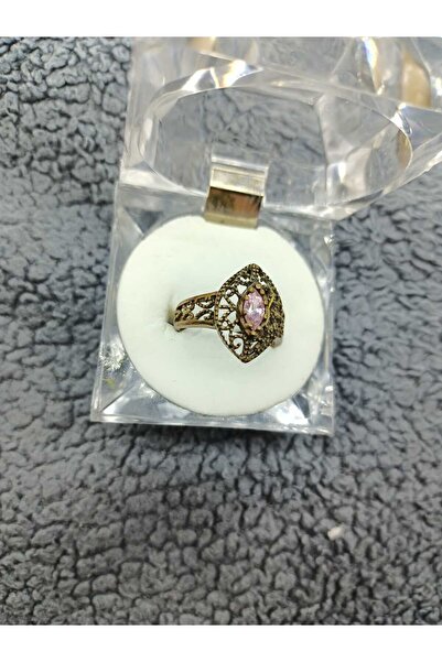 QF Bronze stone ring