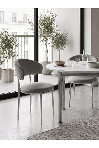Gazzini Furniture Prenses Metal Mutfak Sandalyesi