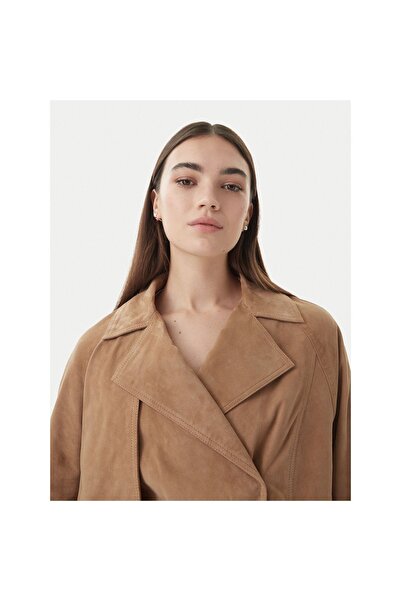 Marella Geacă de piele de damă 2613441061200 Bej