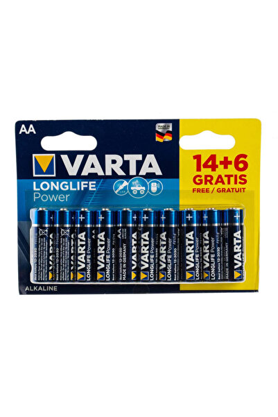 Varta Μπαταρία LongLife Power AA Μπλίστερ 20 (14+6)