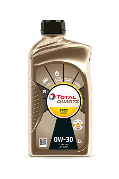 TOTAL Κουάρτζ Ένερτζι 9000 0W30 λάδι κινητήρα 1L