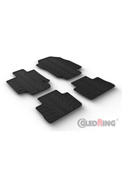 Gledring Σετ 4 ελαστικών πατακιών (άνω-κάτω) ειδικά σχεδιασμένο για TOYOTA RA...