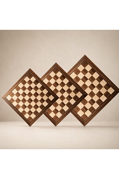 Sunrise Chess & Games Μέγεθος σκακιέρας αρ. 5 (με συνδυασμό υλικών) καρυδιά/σ...