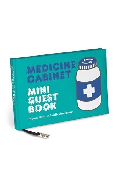 Knock Knock Medicine Cabinet Mini Guest Book