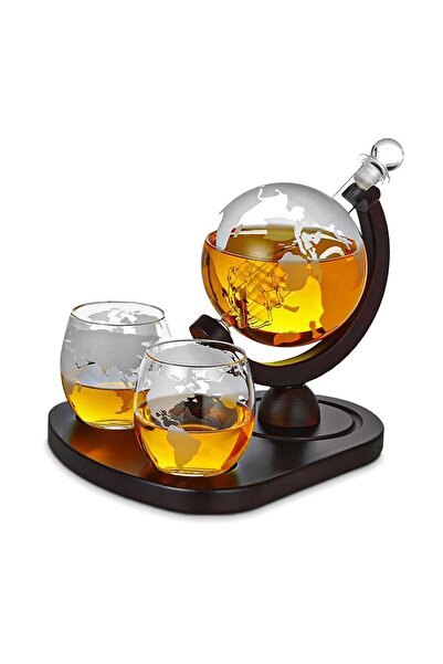 OEM Deluxe Globe Decanter Set - Σετ Καράφα Deluxe Globe