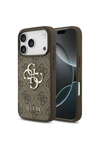 OEM Guess - 4G Big Logo - Case for iPhone 17 Pro - Brown - Θήκη προστασίας iP...