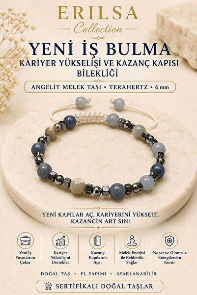 Erilsa Certified New Job Finding Career Advancement Prosperity Bracelet Angel...