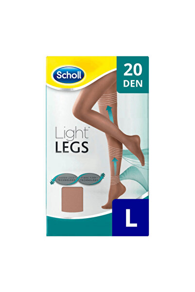 Scholl Ciorapi compresivi Light Legs 20 DEN, Marimea S/M/L, Bej,