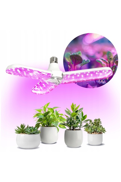 NO BRAND Bec LED pentru plante KOBI Design Planty 24W E27