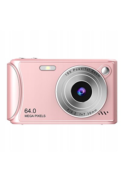 NO BRAND Aparat foto XREC Q18 Roz, 64 Mpix, 4k 30