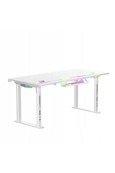 COBRA Birou de gaming Electra S CRF1622ELWHRGB Alb 160 cm