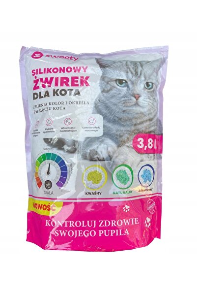 NO BRAND Gresie pentru pisica SWEETY Control PH urina 3.8 L