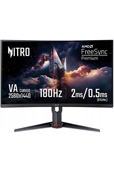 NO BRAND Monitor ACER Nitro XZ273U P2 27 2560x1440px 180Hz 0.5 ms Curbat