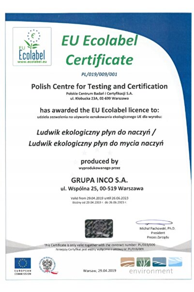 LUDWİK Detergent de vase ecologic Citrice