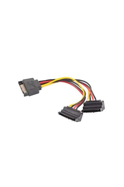 NO BRAND Cablu de alimentare SATA - SATA 90''x2 M/F 15cm