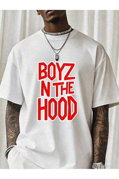NOURAM تي شيرت أسود من Boyz N The Hood للرجال، تي شيرت برسومات جرافيكية، أزيا...