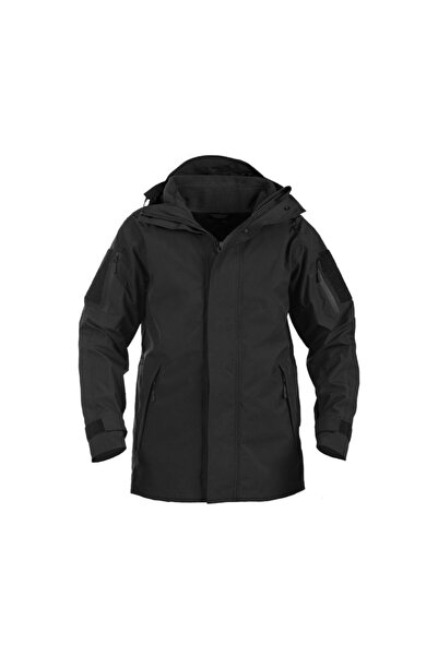 Mil-Tec Τζάκετ Αδιάβροχο 3 Σε 1 Με Επένδυση Fleece GEN.II Μαύρο XL