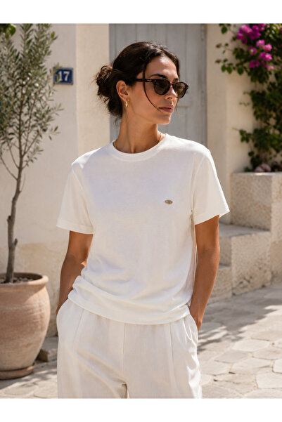 Parkur Oversize Oysho T-Shirt with Accessories – Ecru