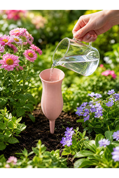 Decorstation Bitki Sulama Kabı Toz Pembe Damıtma