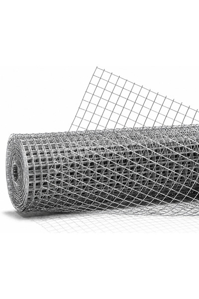 İSTANBUL ÇİT METAL Galvaniz Puntalı Tel 0,80 mm 12×12 mm 1,20×10 m Kafes Küme...