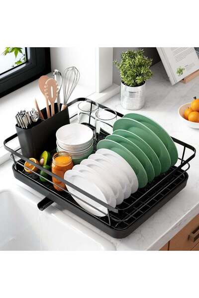 Generic Dish Drying Rack- Space-Saving Dish Rack, Dish Racks for Kitchen Coun...