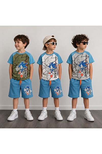 Neefy 2026 Summer New Season Sonic 3 Set 6 Pieces Printed First Quality Combe...