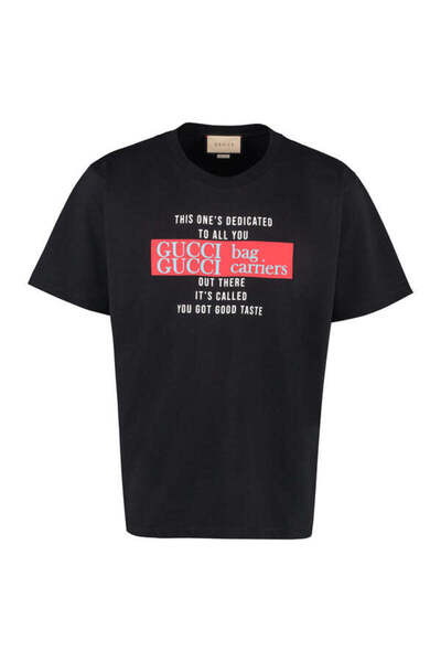 Disney x Gucci Logo Printed Cotton Jersey T-Shirt