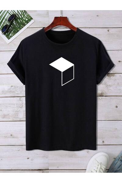 JANTIL MODA 🔥   Black Unisex Oversize 100% Cotton Crew Neck Short Sleeve T-S...