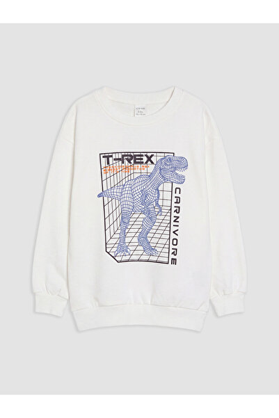 LC Waikiki Printed Boys' Sweatshirt Set
