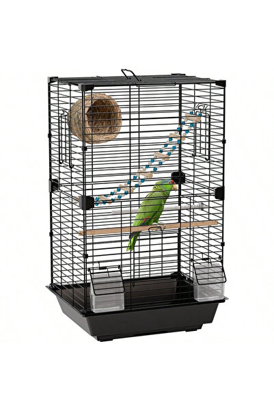 Snooe Bird Cage Iron Standing Large for Cockatiels Pet Bird Stick Nest Metal ...